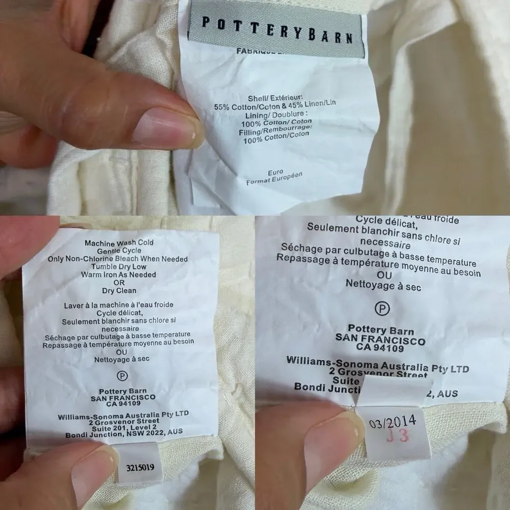 Pottery Barn pick stitch